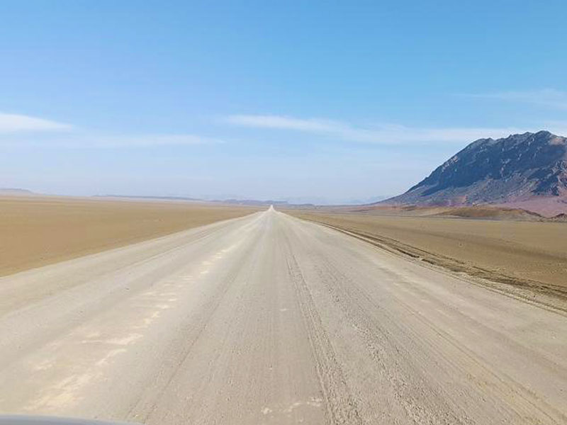 Long road, Namibia